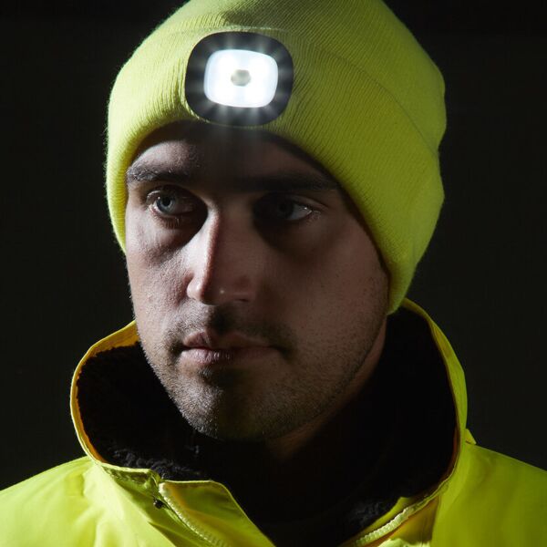 Beanie LED headlight USB rechargeable Thumbnail