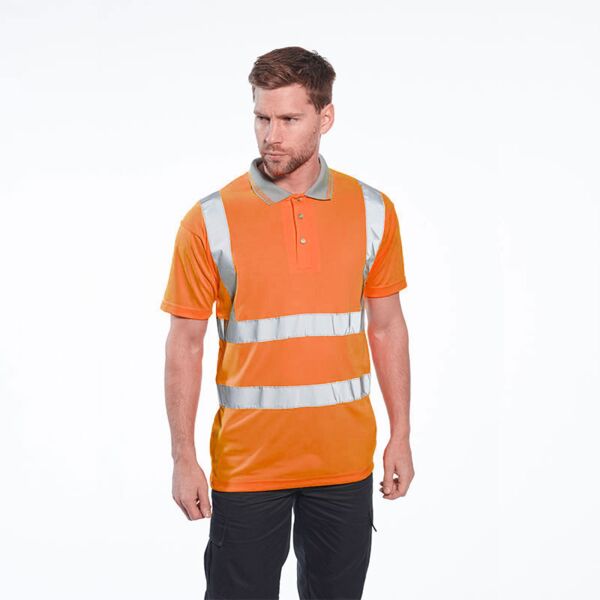Hi-Vis Short Sleeved Polo RIS Thumbnail