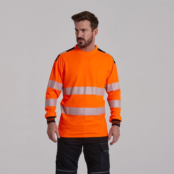 PW3 Hi-Vis Cotton Comfort T-Shirt L/S Thumbnail
