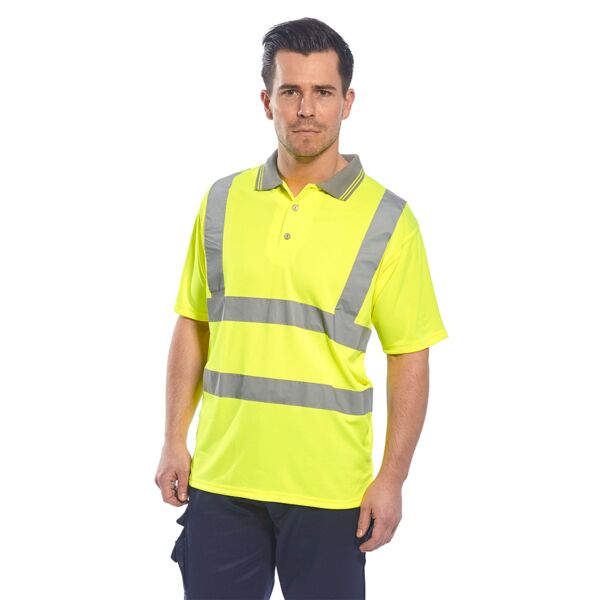Hi-Vis Short Sleeve Polo Shirt Thumbnail