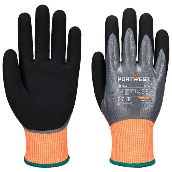 Cut F15 Nitrile Aqua Glove Thumbnail